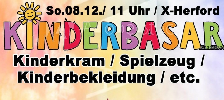 Kinderbasar X-Herford Flyer