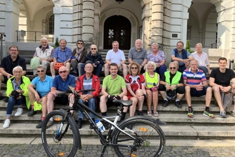 Sommerradtour mit dem Bürgermeister: Besuch im Interkommunalen Gewerbegebiet Elverdissen