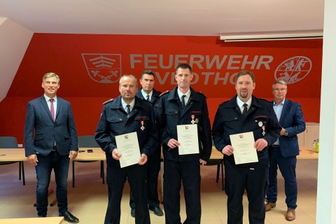 Jahresversammlung der freiwilligen Feuerwehr Vlotho