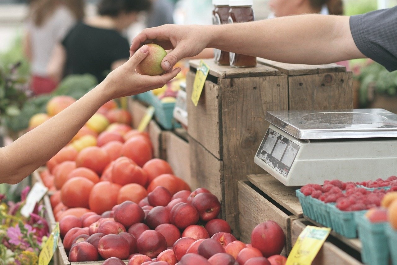 Wochenmarkt in der Markthalle