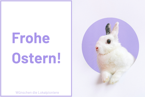 Heute versteckt der Osterhase die Ostereier